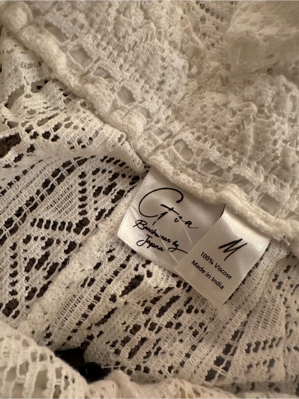 Goa Beachwear By Japna Lace Beach Swim Cover Up Set - Picture 3 of 5
